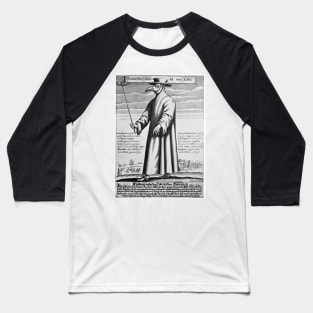 Plague doctor, 17th century artwork (C008/3907) Baseball T-Shirt